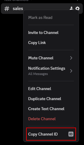 Discord Channel Setup Screenshot